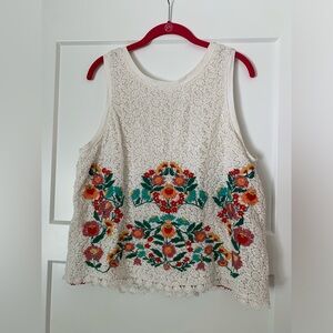 Maeve Cotton Crochet Top